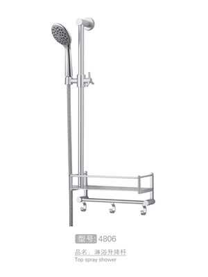 不锈钢淋浴升降杆批发...